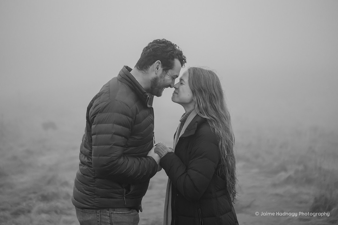 Hiking Proposal Photography Asheville Engagement Photographer