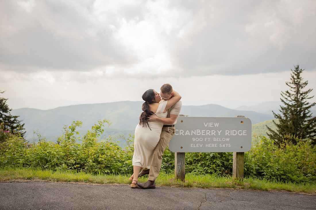 Surprise Proposal Photography on the Blue Ridge Parkway | Asheville Photographer