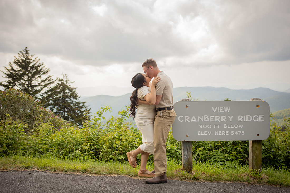 Surprise Proposal Photography on the Blue Ridge Parkway | Asheville Photographer