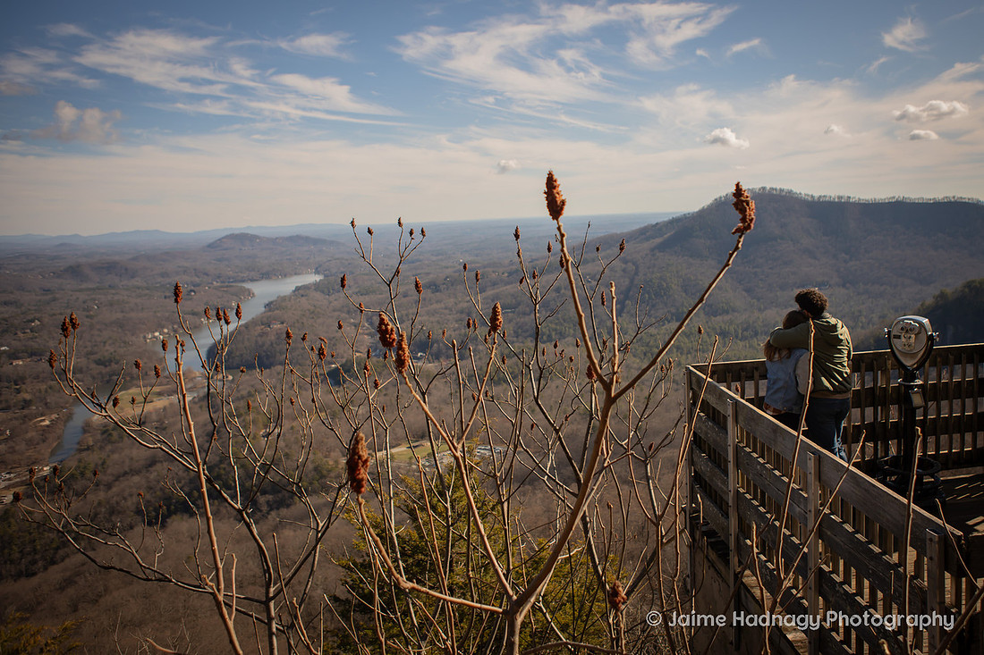Proposal Photography at Chimney Rock | Asheville Photographer