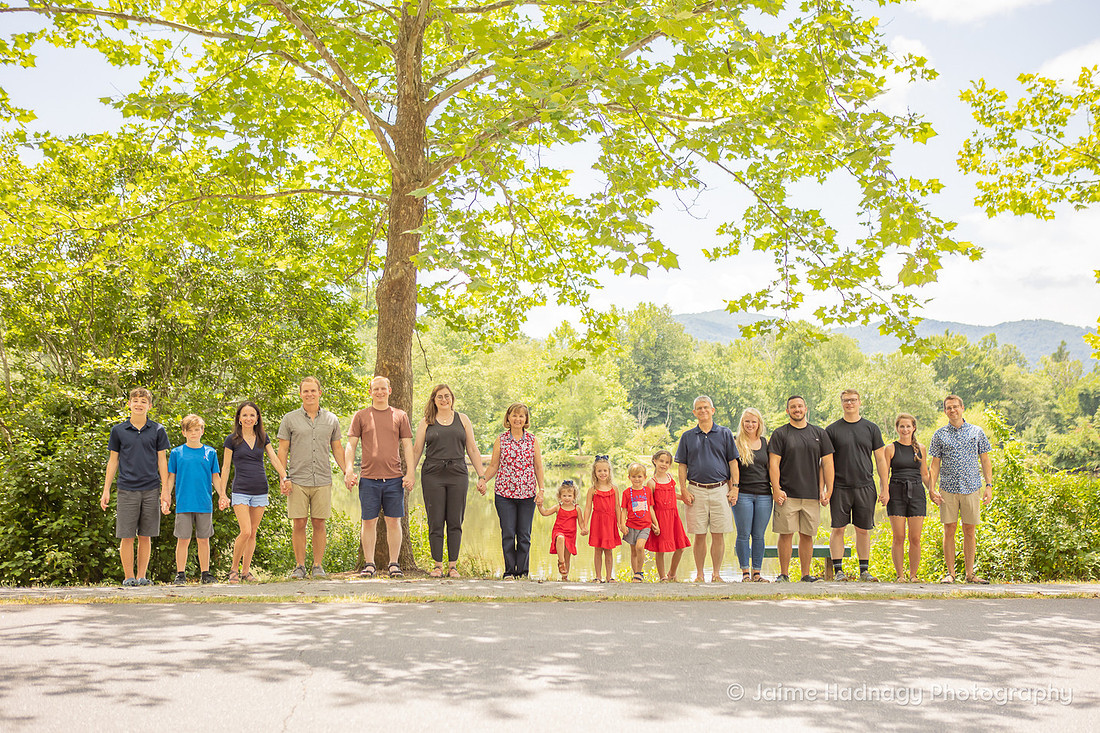 Family Reunion at the park | Asheville Family Photographer 