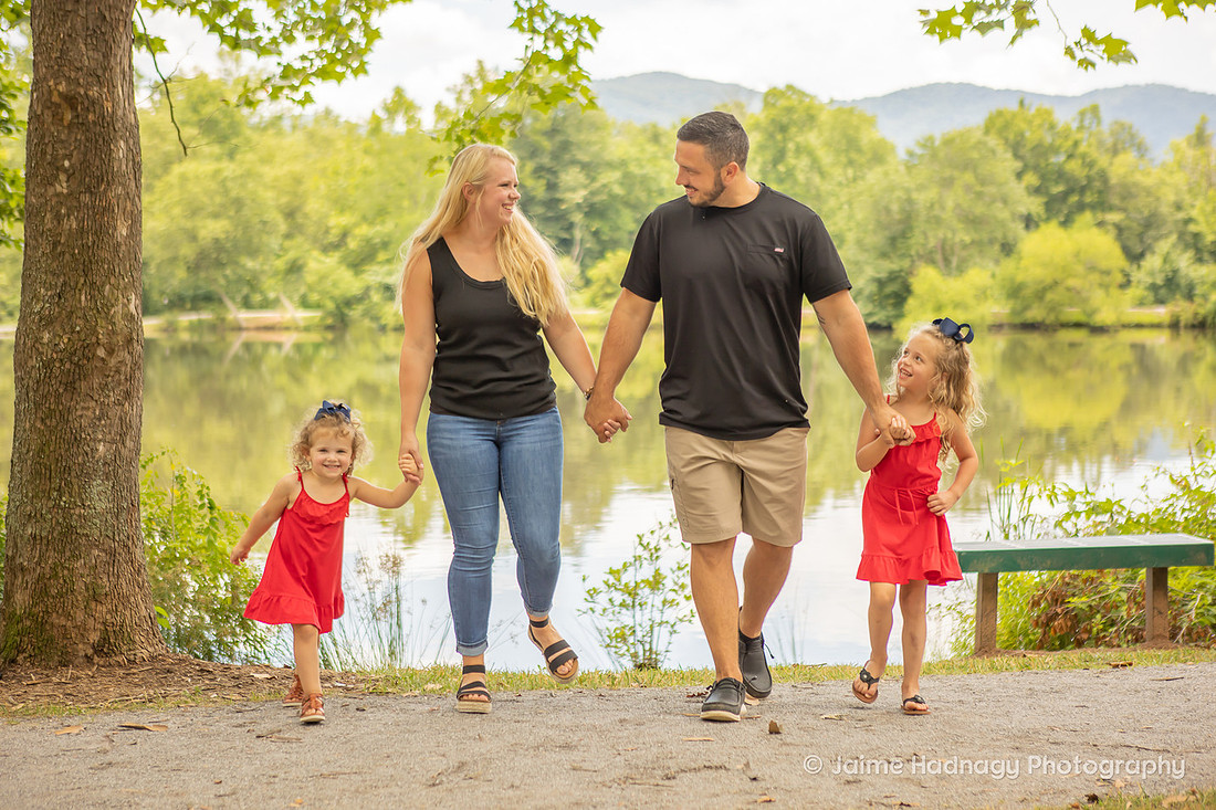 Asheville Outdoor Family Photos