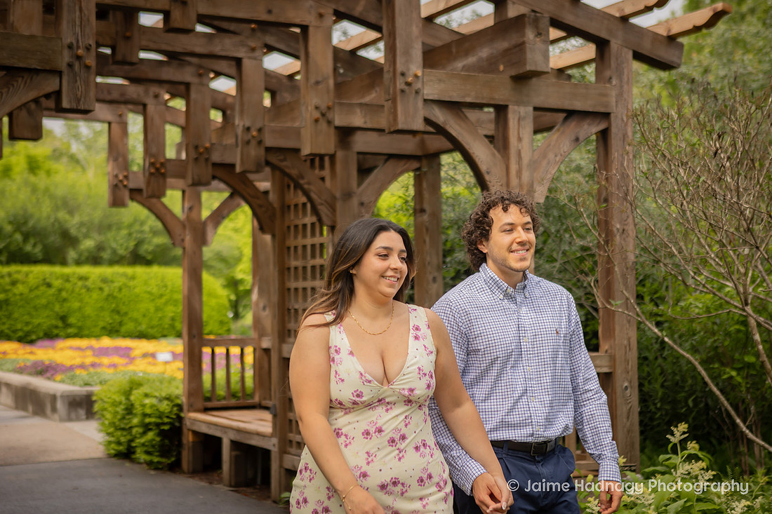 Engagement Photography at the Arboretum in Asheville