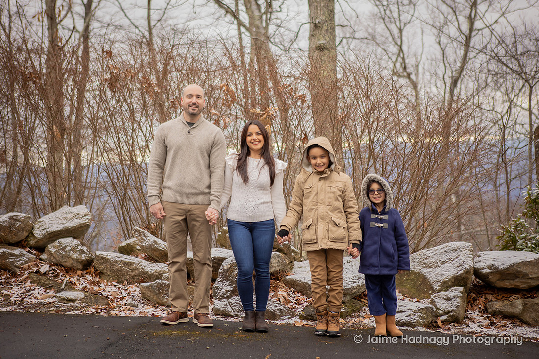 Winter Family Reunion Photoshoot in the mountains of Western North Carolina | Asheville Family Photographer