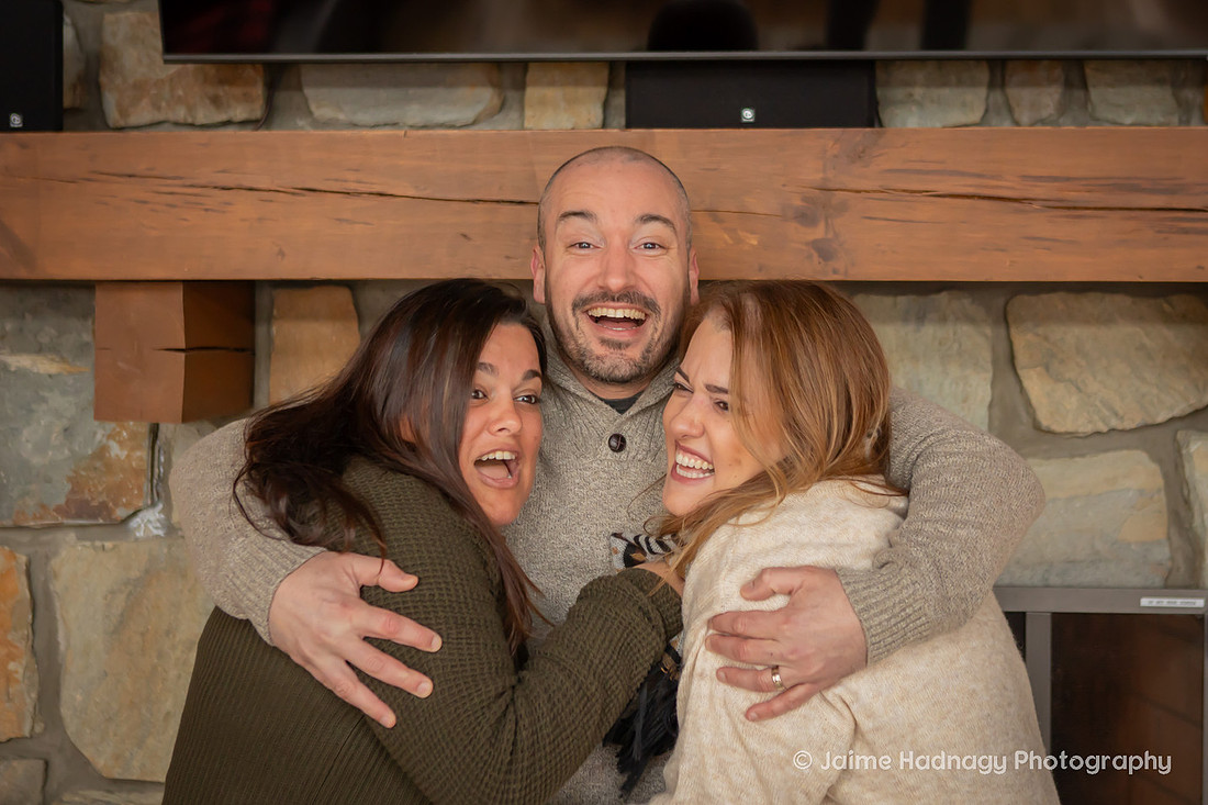 Winter Family Reunion Photoshoot in the mountains of Western North Carolina | Asheville Family Photographer