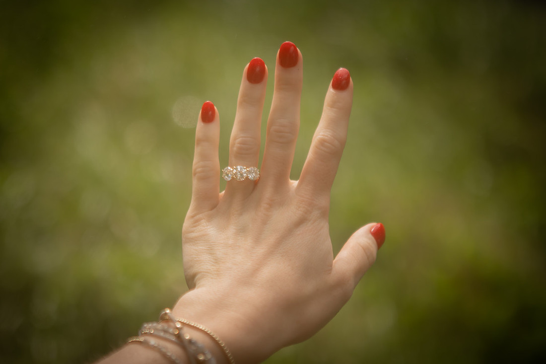 Waterfall Engagement Photos | Surprise Proposal Photographer in NC