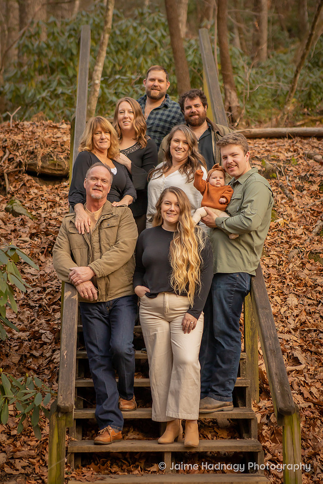 Family Photos in Nature with Baby | Asheville Portrait Photographer