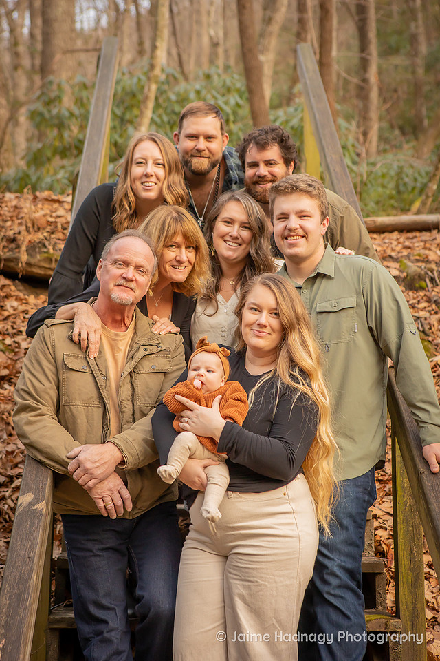 Family Photos in Nature with Baby | Asheville Portrait Photographer