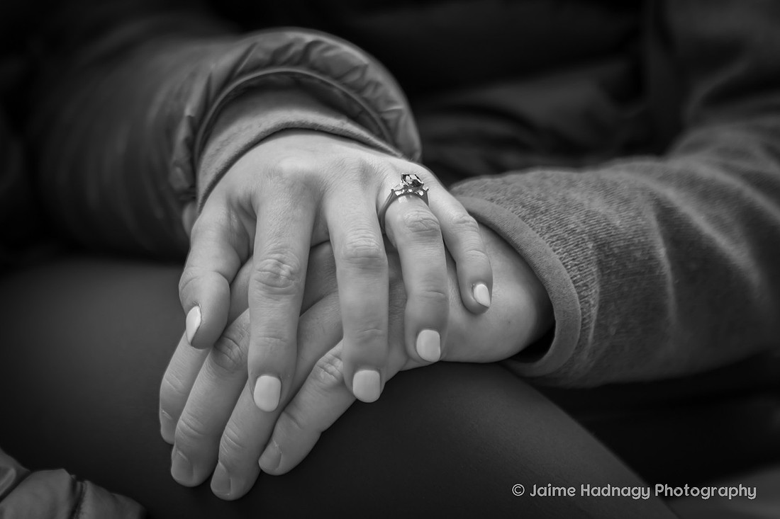 Proposal on the river on the way to Triple Falls in Brevard NC | Asheville Proposal Photographer
