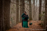 Julie & Jason: Enchanted Forest Couples Photos with Dog Steevie