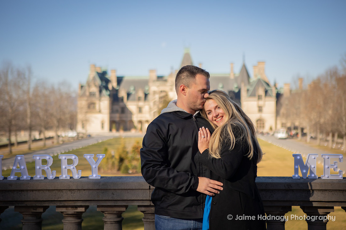 Proposing at the Biltmore Estate in Asheville | Engagement Photographer