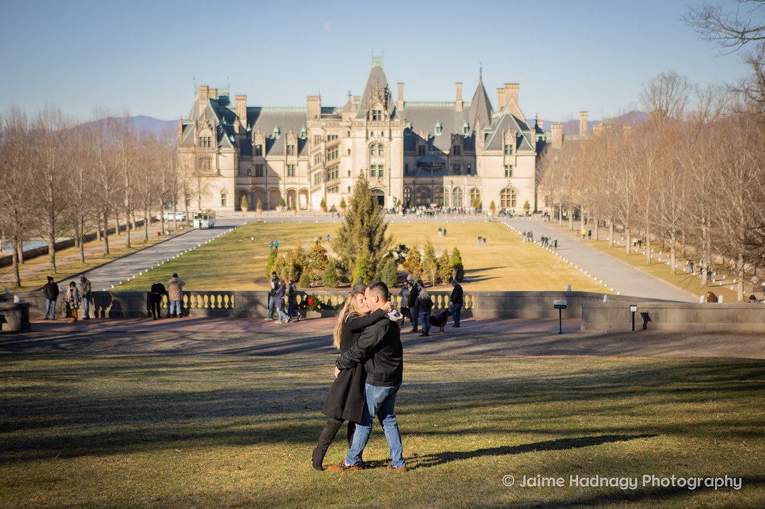 Proposing at the Biltmore Estate in Asheville | Engagement Photographer
