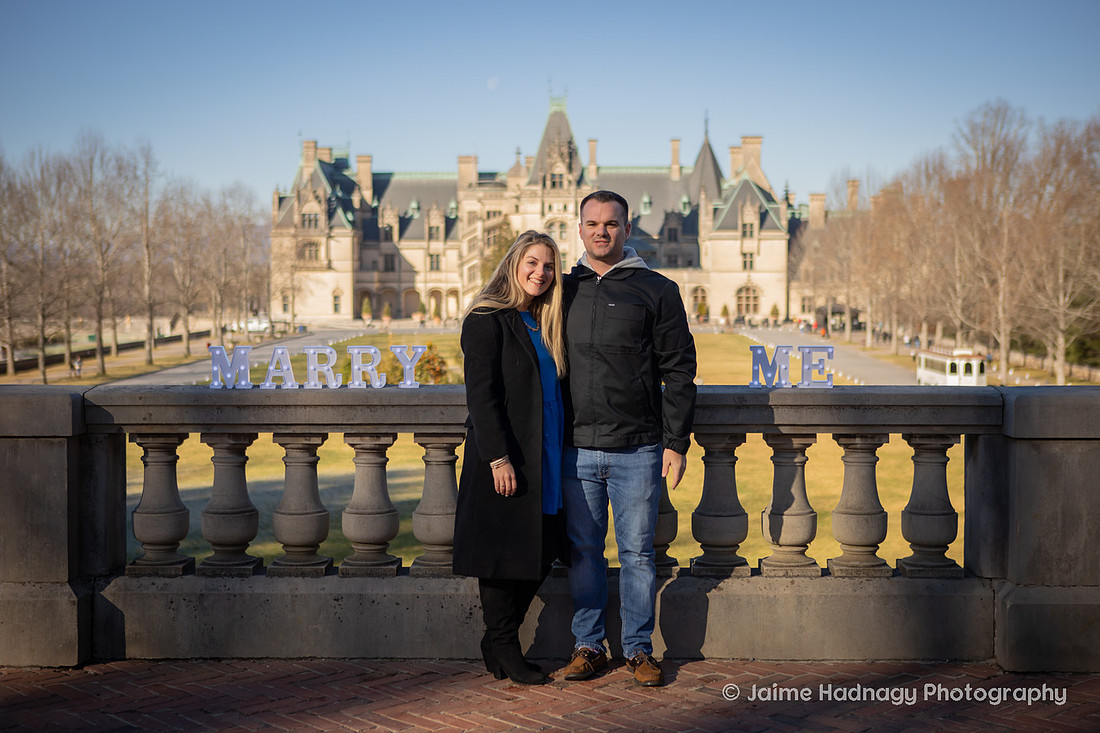 Proposing at the Biltmore Estate in Asheville | Engagement Photographer
