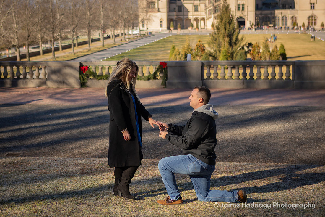 Proposing at the Biltmore Estate in Asheville | Engagement Photographer
