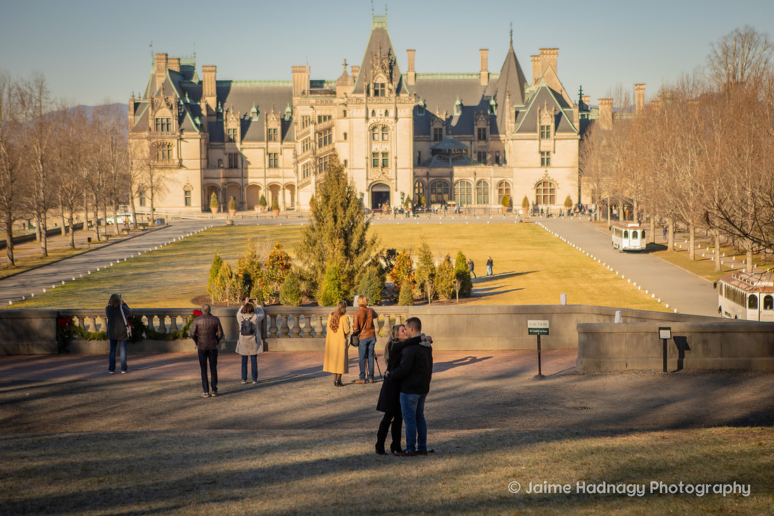 Proposing at the Biltmore Estate in Asheville | Engagement Photographer