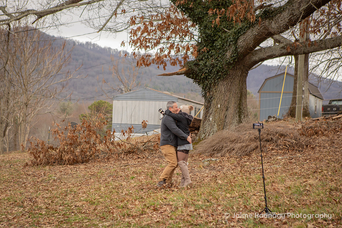 Horse Farm Proposal Photography | Asheville Pet Photographer