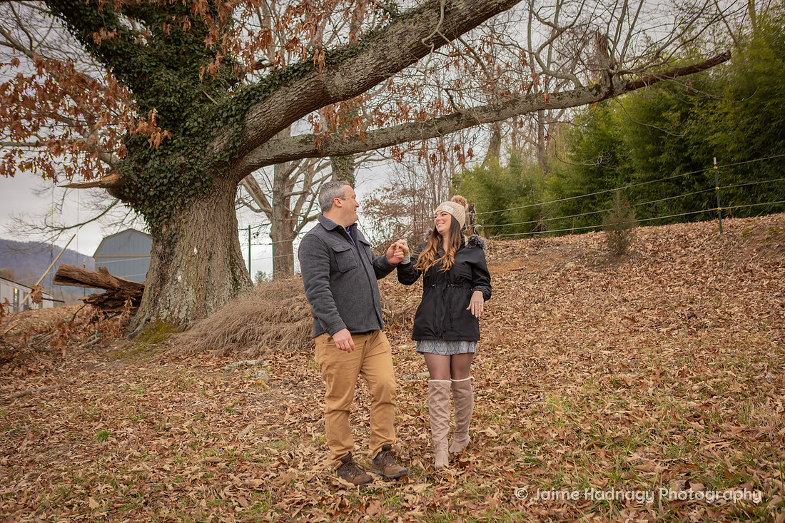 Horse Farm Proposal Photography | Asheville Pet Photographer