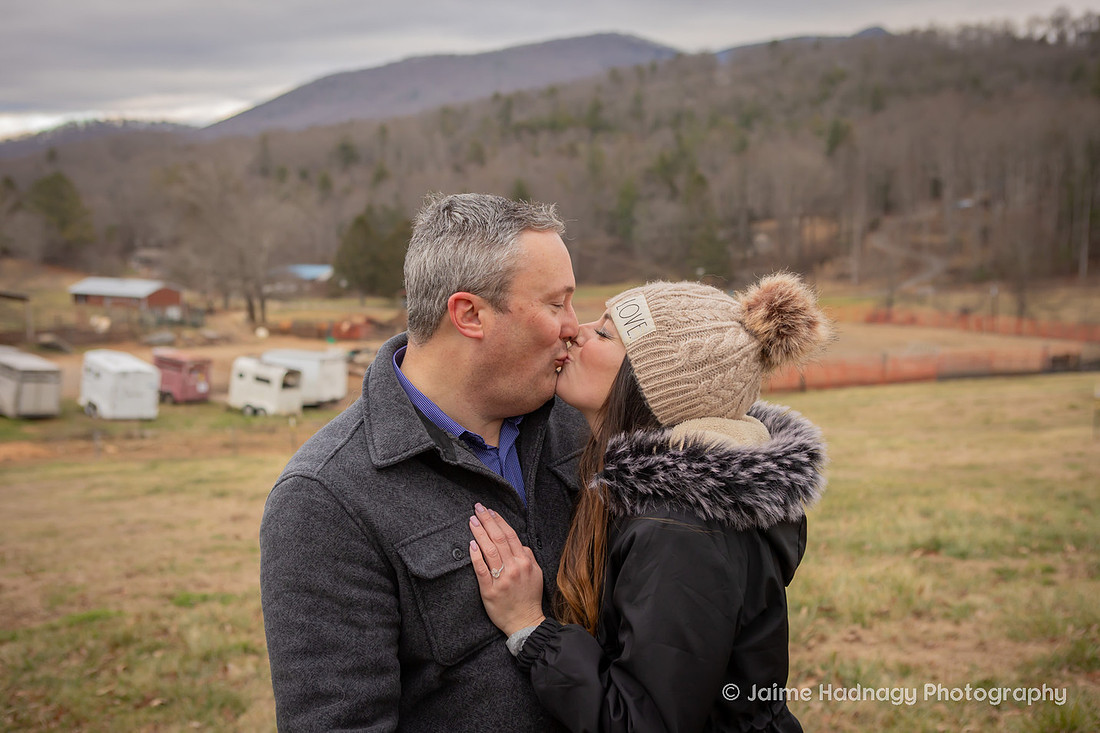 Engagement Session on Horse Farm | Asheville Proposal Photographer