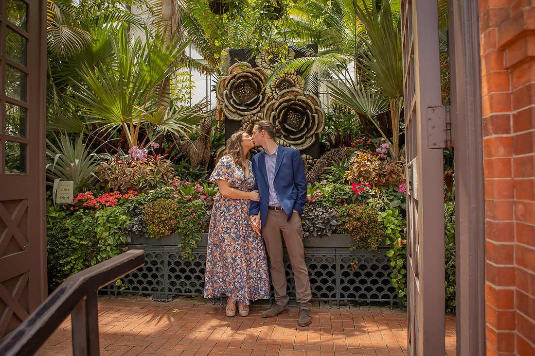 Engagement Photos at Biltmore Gardens