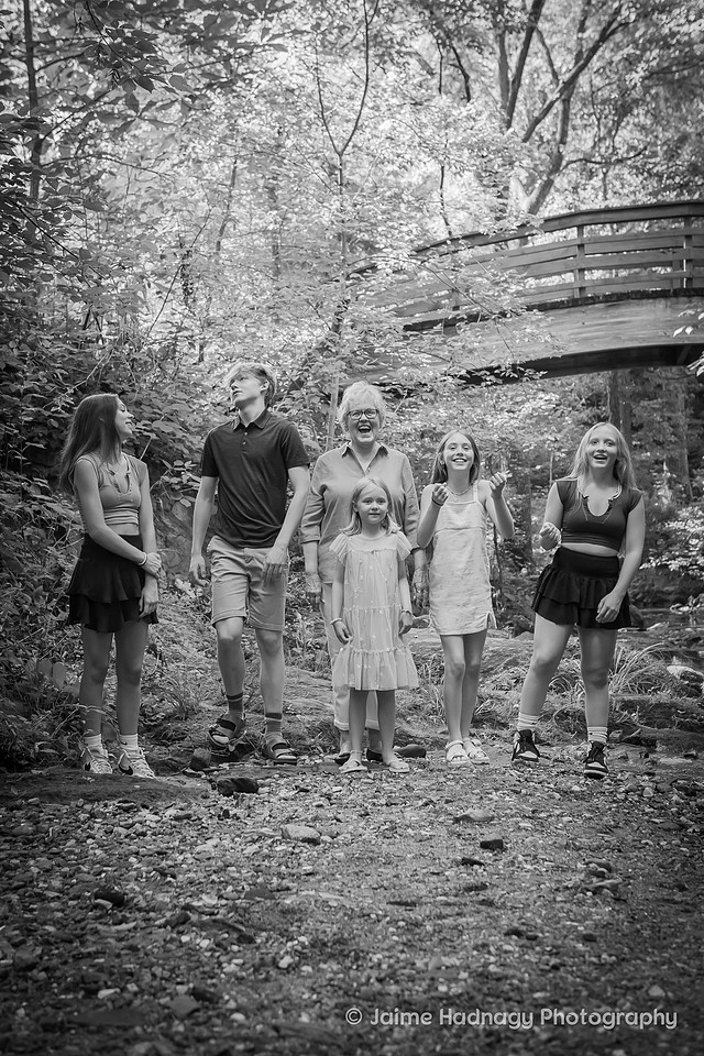 Family Photo Session at Asheville Botanical Gardens