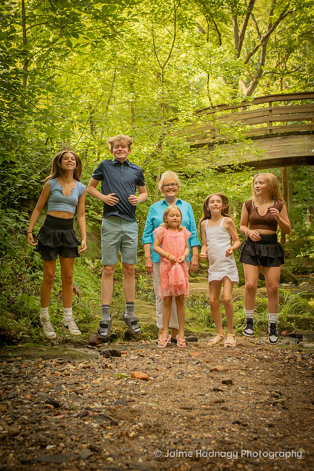 Family Photo Session at Asheville Botanical Gardens