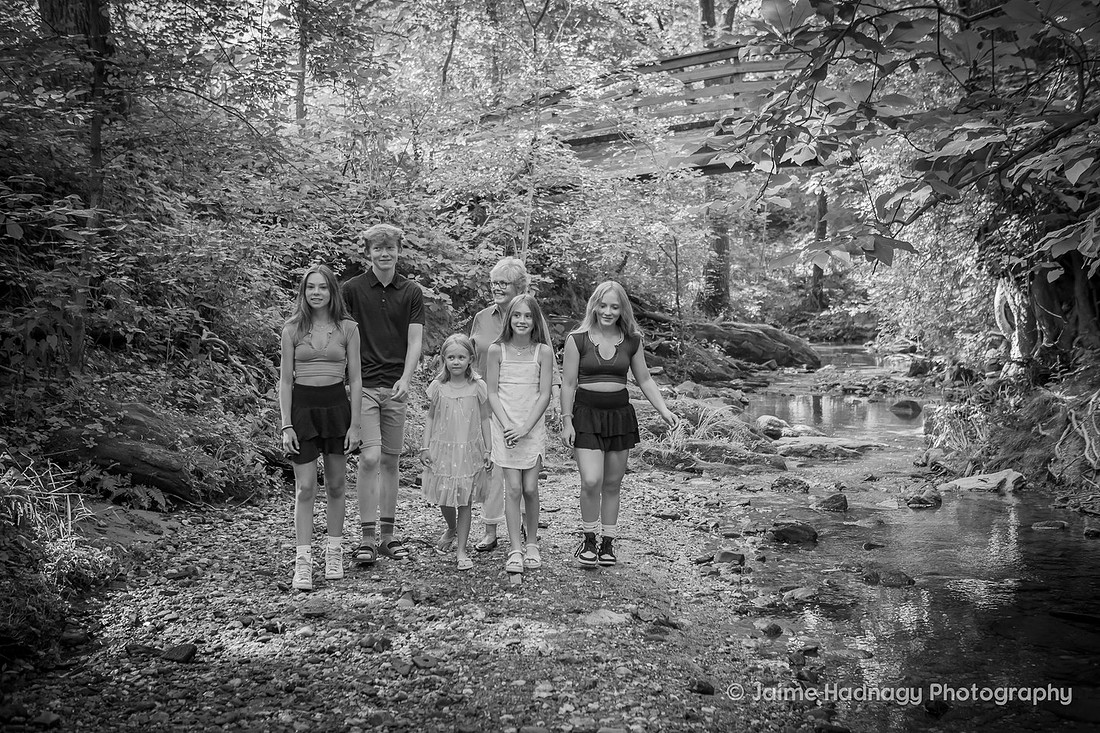 Family Photo Session at Asheville Botanical Gardens