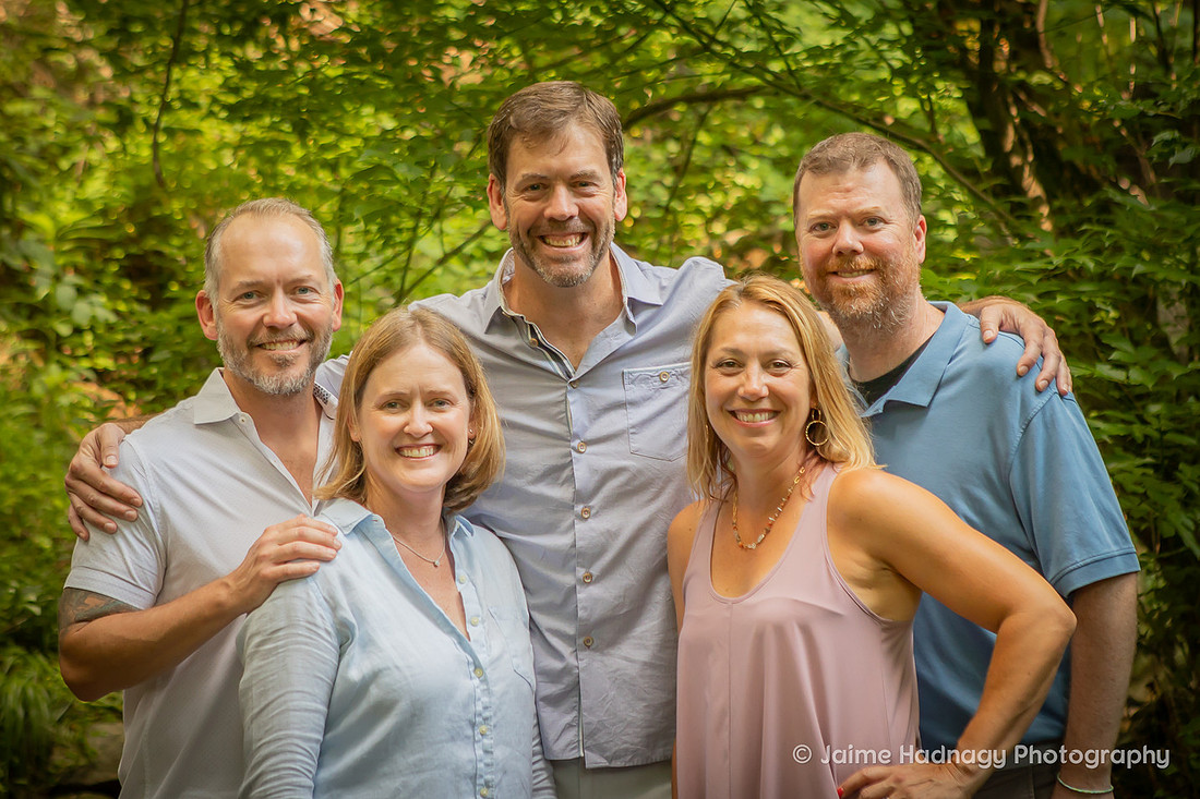 Family Photo Session at Asheville Botanical Gardens