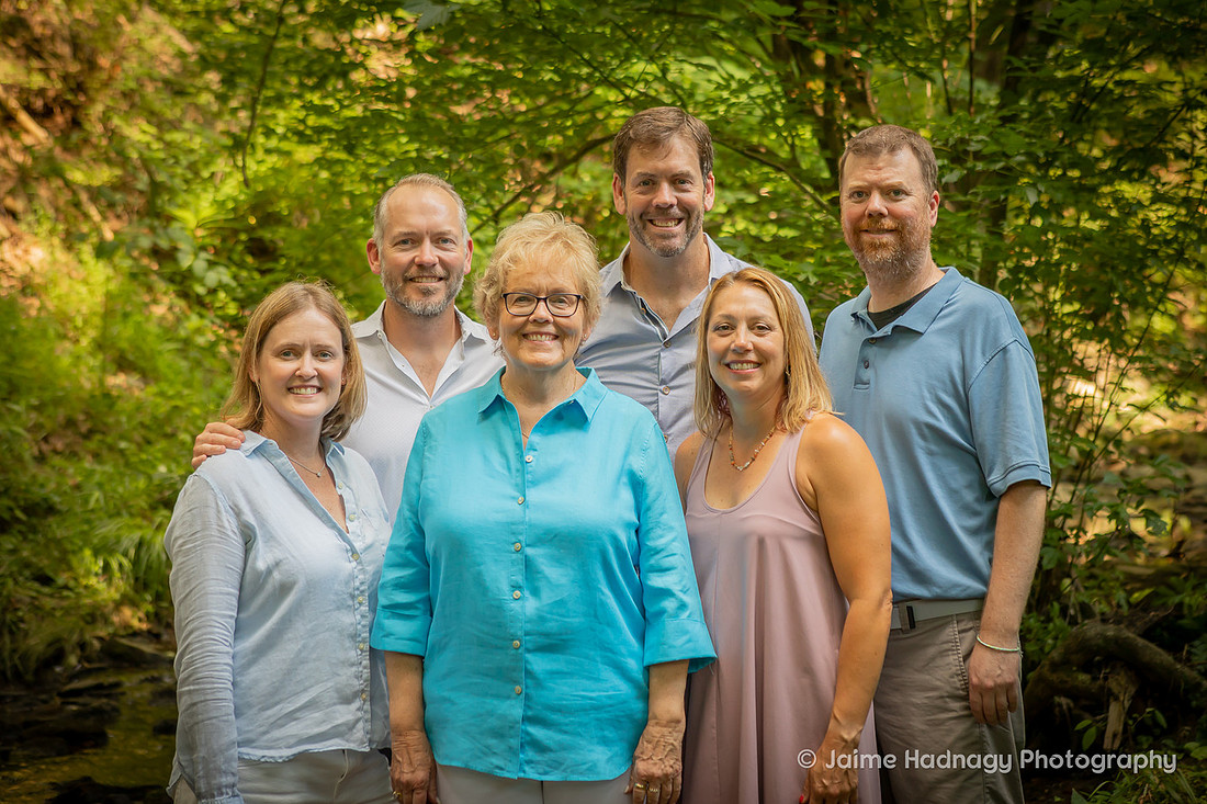 Family Photo Session at Asheville Botanical Gardens