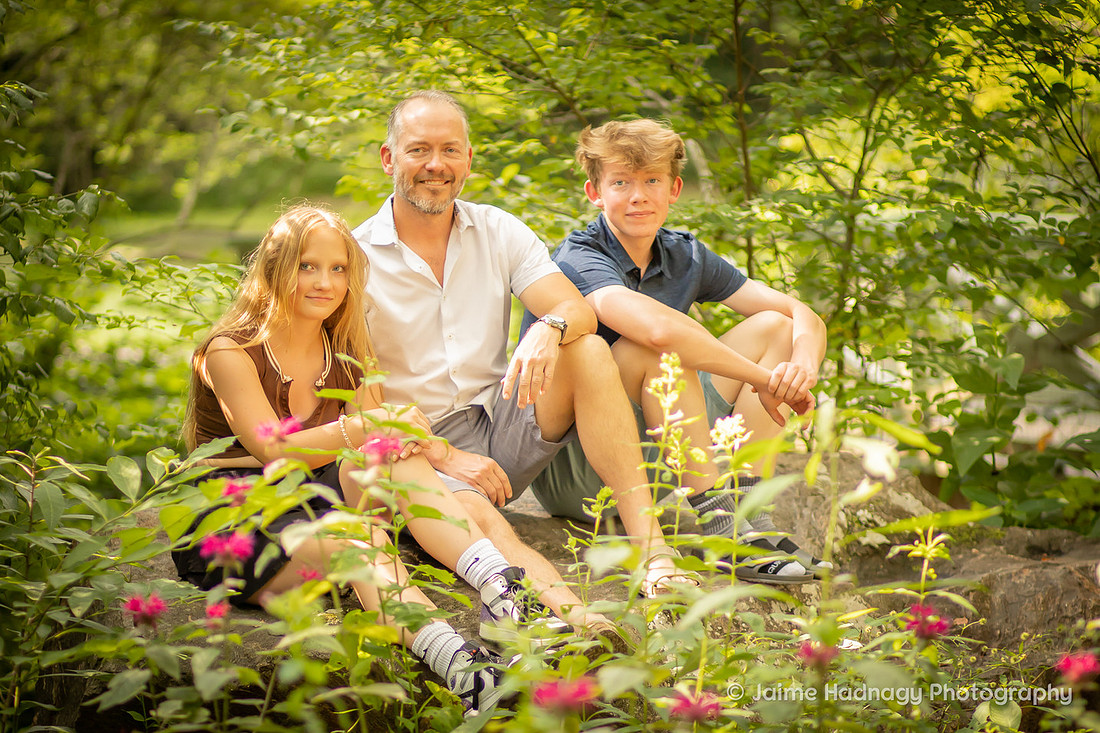 Family Photo Session at Asheville Botanical Gardens