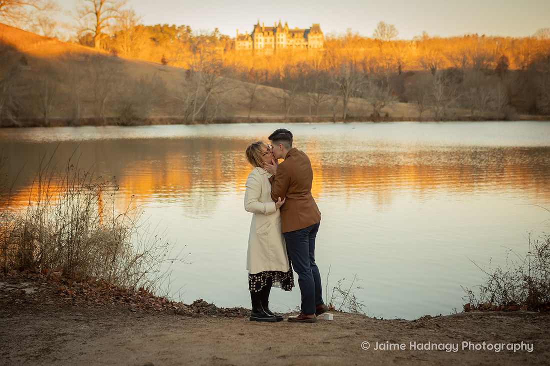 Wintertime Proposal at the Biltmore Estate | Asheville Engagement Photographer