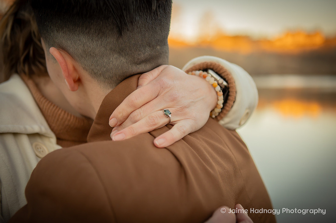Engagement at the Biltmore Estate Lagoon | Asheville Proposal Photographer