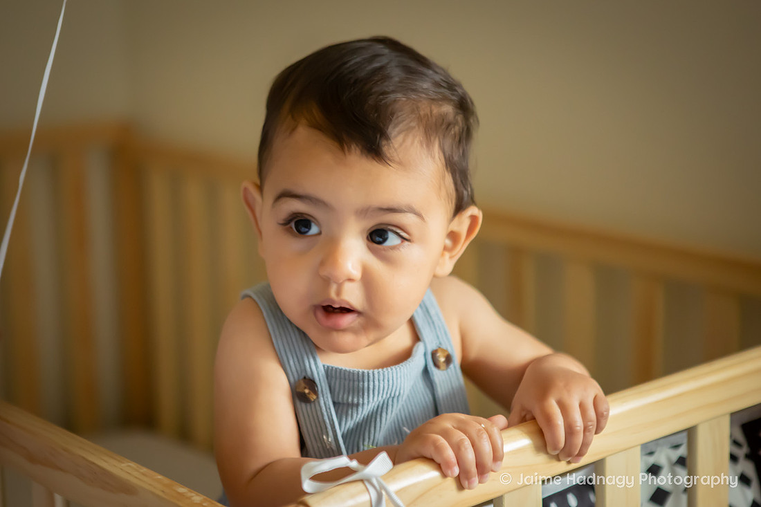 Baby in Crib 