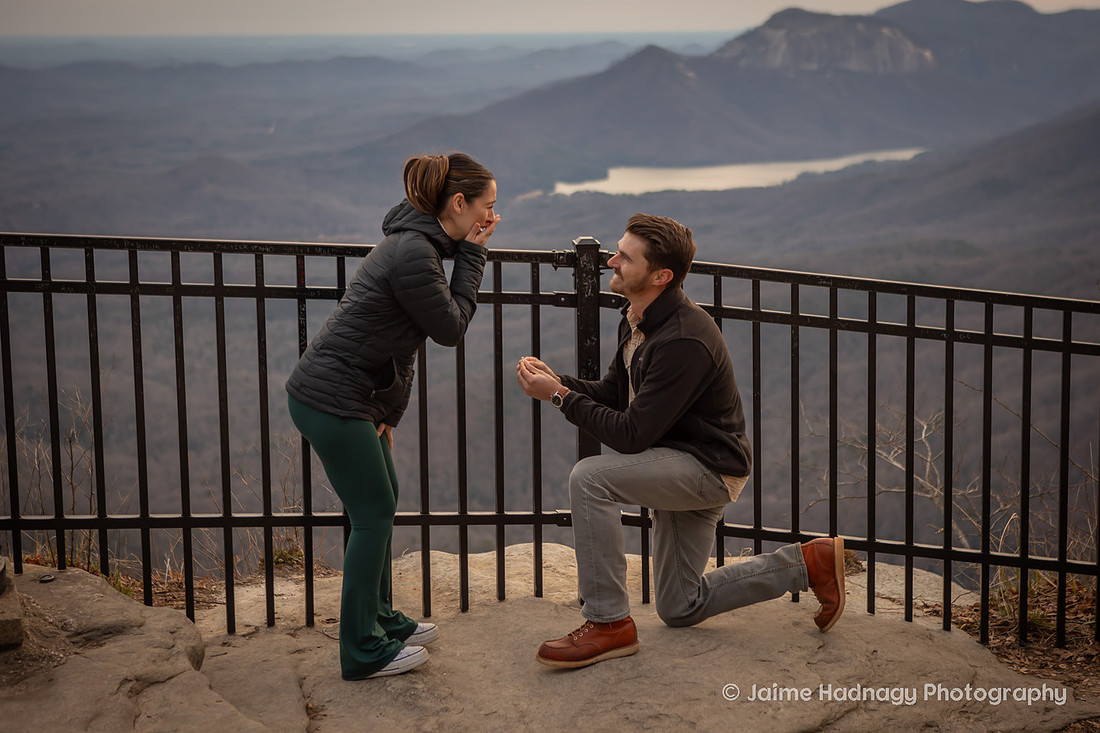Proposal at Caesar's Head | WNC Photographer