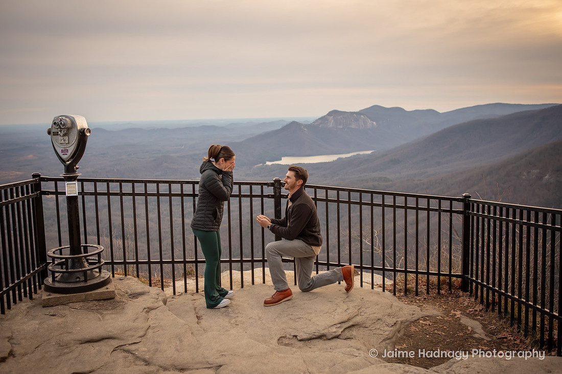 Proposal at Caesar's Head | WNC Photographer