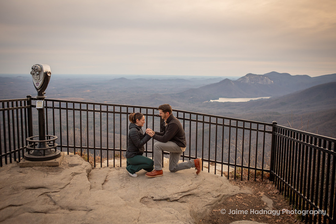 Proposal at Caesar's Head | WNC Photographer