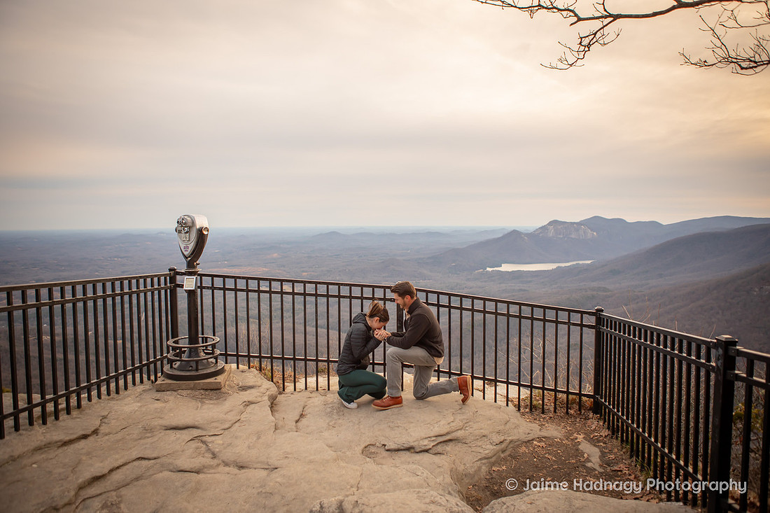 Proposal at Caesar's Head | WNC Photographer