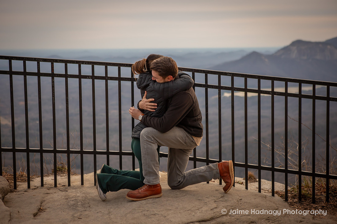 Proposal at Caesar's Head | WNC Photographer