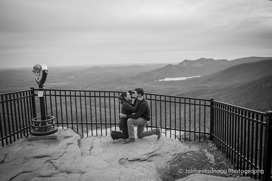 Proposal at Caesar's Head | WNC Photographer