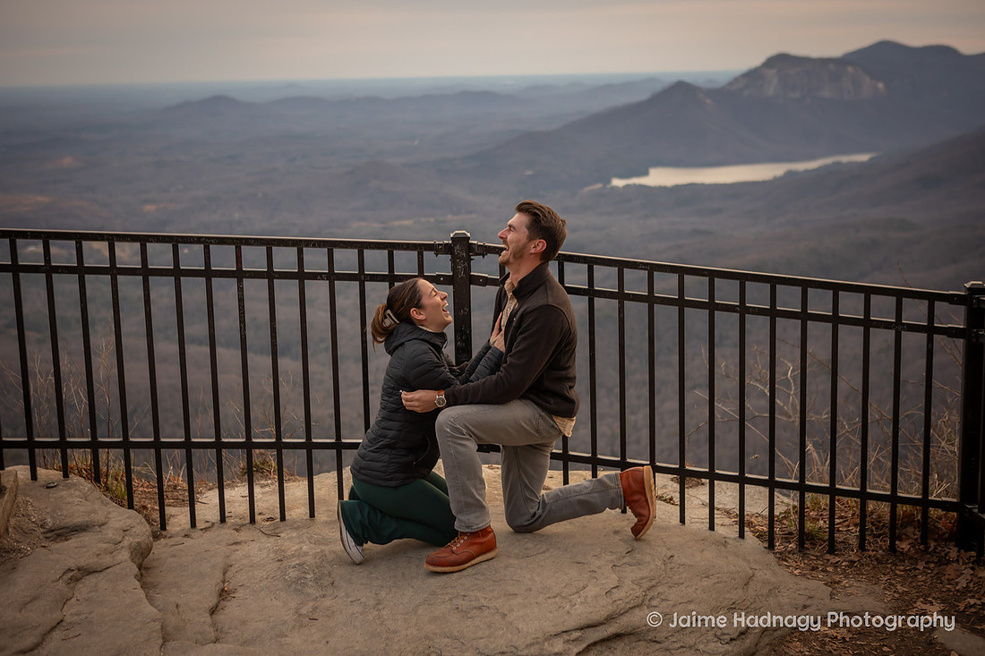 Proposal at Caesar's Head | WNC Photographer