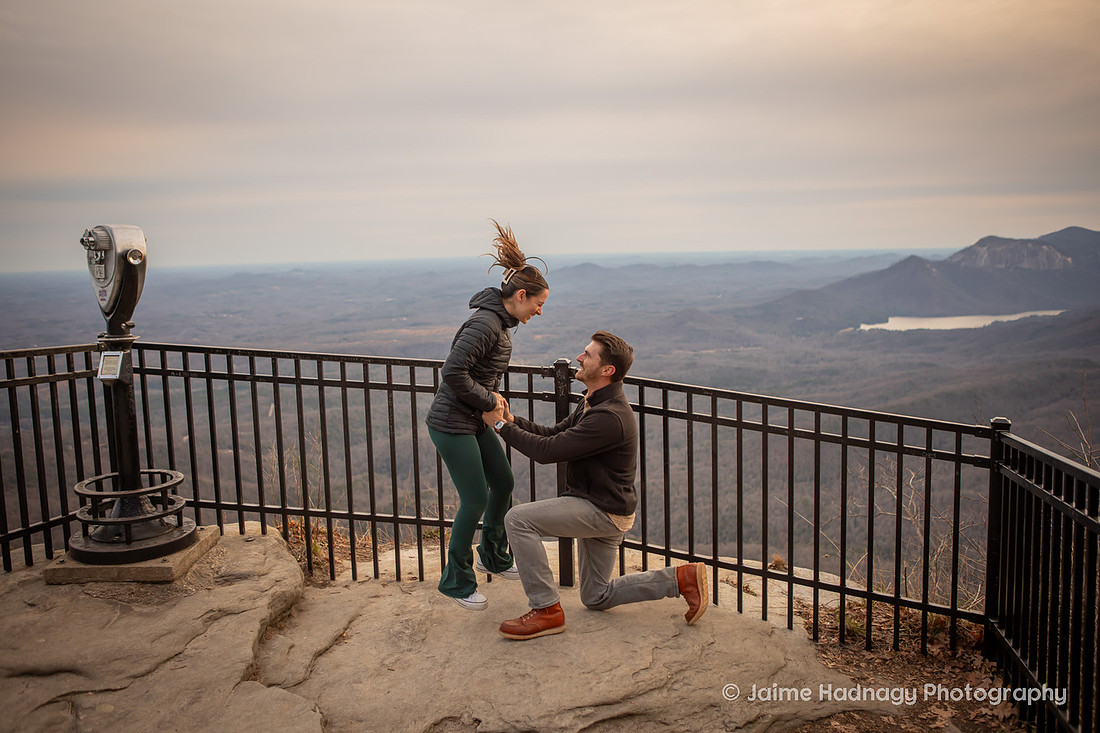 Proposal at Caesar's Head | WNC Photographer