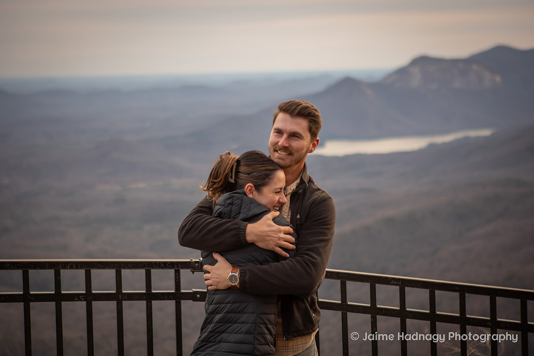 Surprise Proposal in the mountains | WNC Engagement Photographer