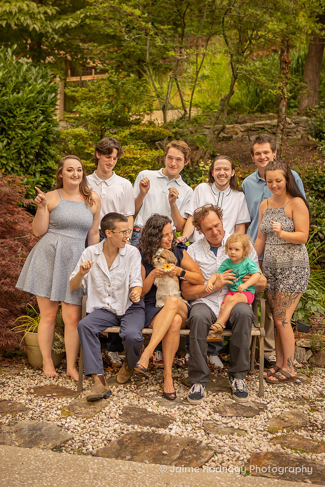 Outdoor Family Photos in Your Own Backyard | Asheville Photographer