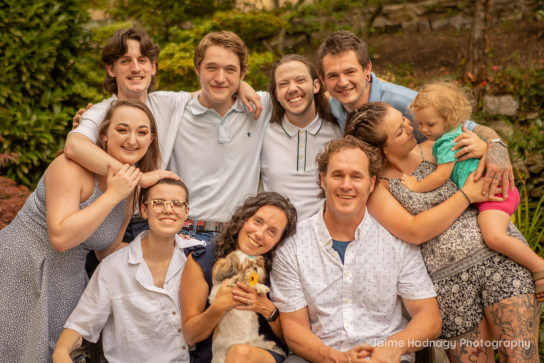 Outdoor Family Photos in Your Own Backyard | Asheville Photographer