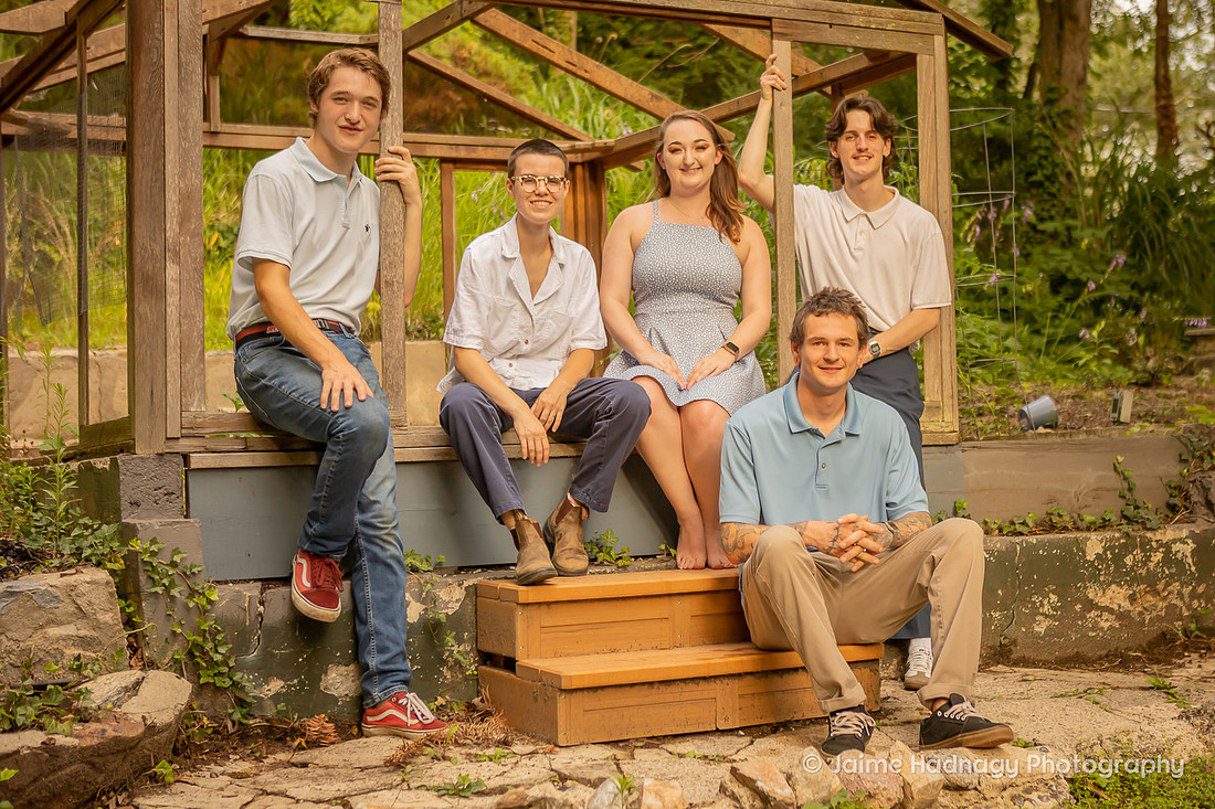 Outdoor Family Photos in Your Own Backyard | Asheville Photographer