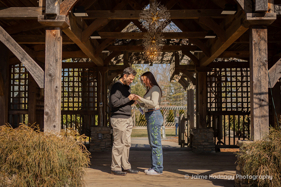 Late WInter Proposal at NC Arboretum in Asheville