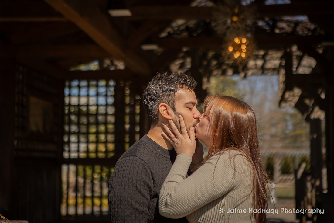 Engagement at NC Arboretum | Asheville Photographer