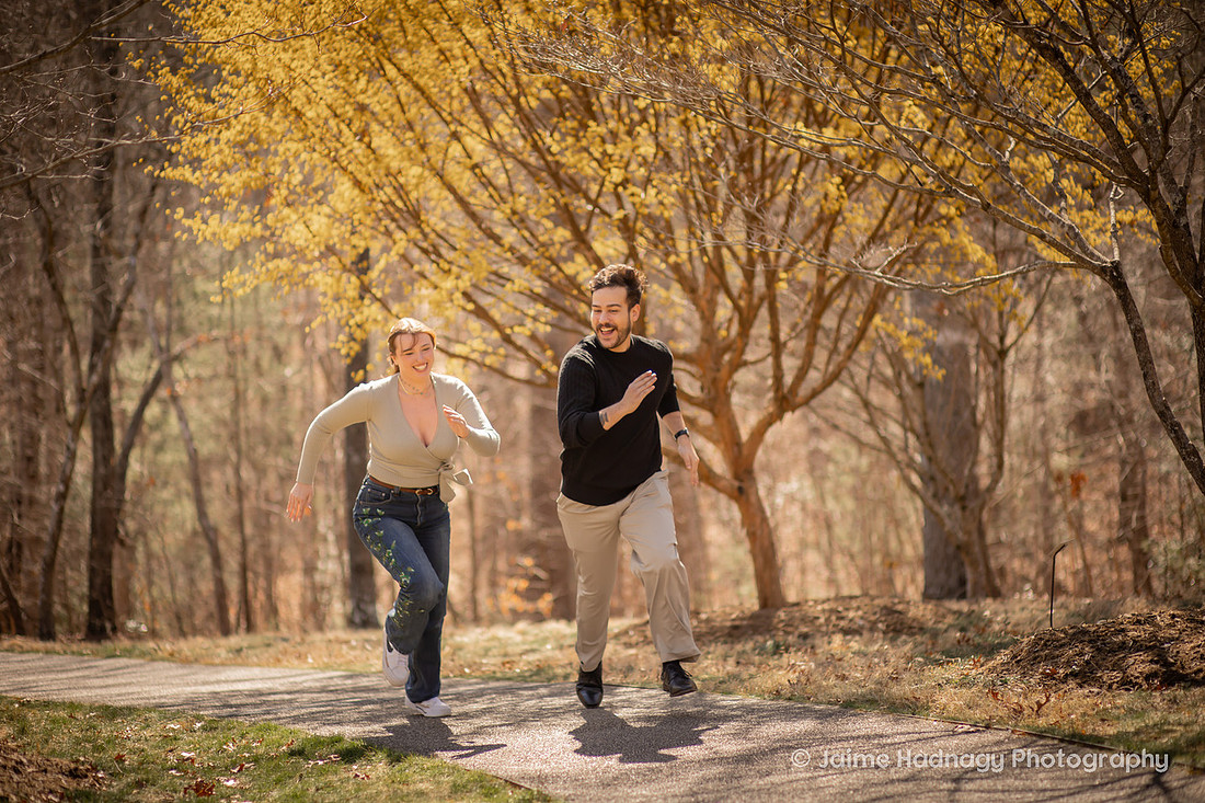 Couples Photos at the Arboretum in Asheville