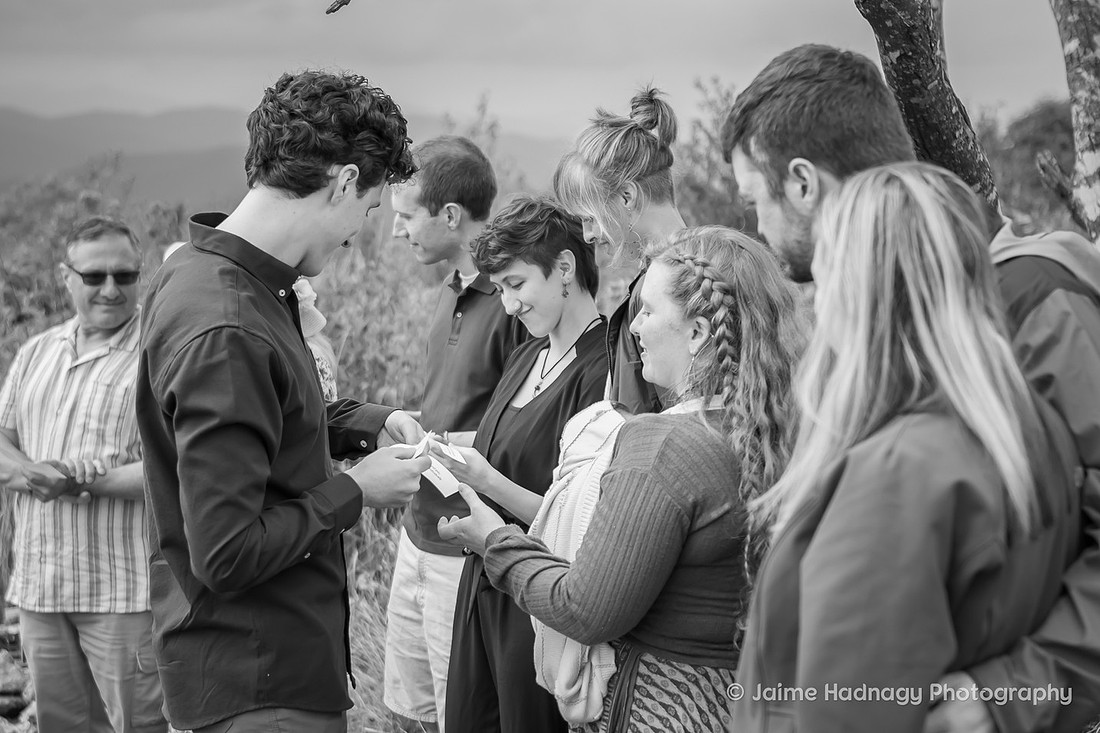 Micro Wedding Adventure near Asheville Photography