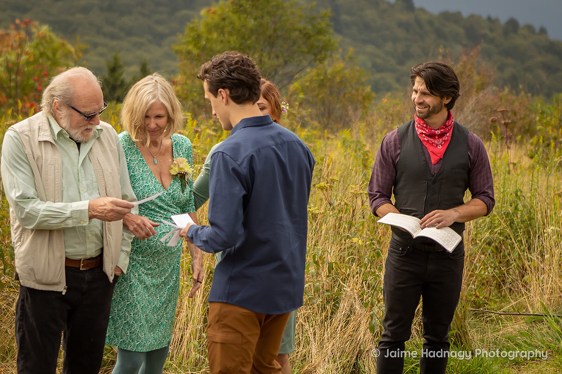Micro Wedding Adventure near Asheville Photography