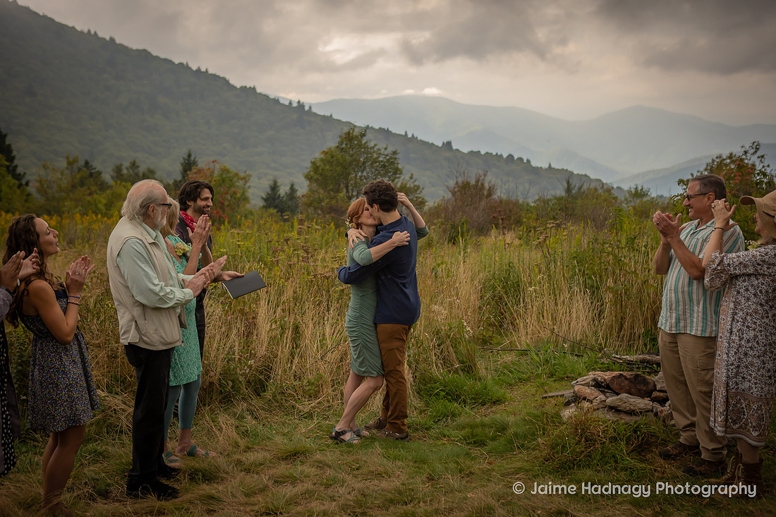 Beautiful Mountain Micro Wedding | Asheville Adventure Elopement Photographer